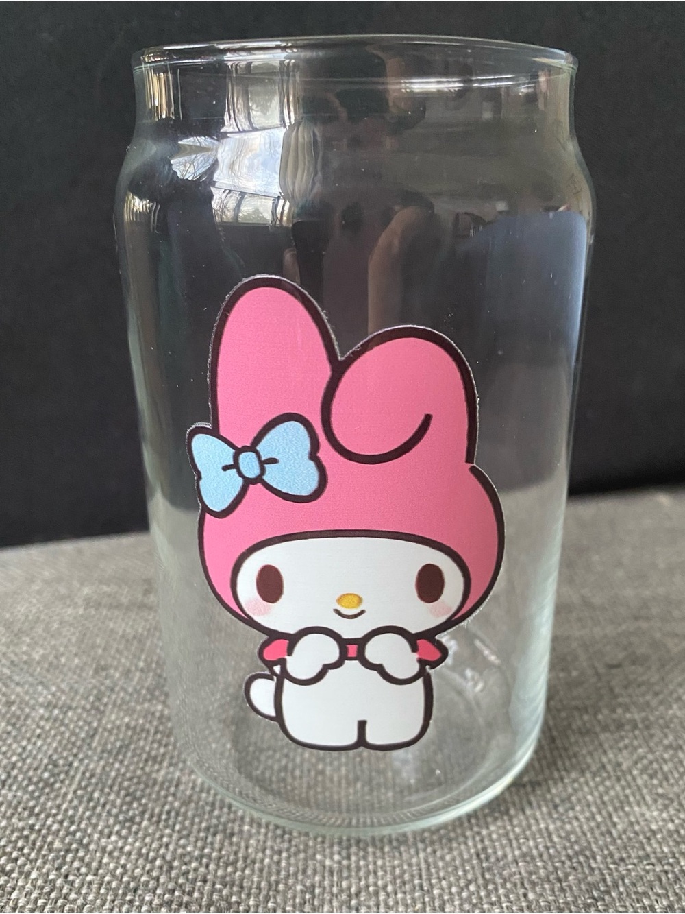 NEW Sanrio My Melody drinking Glass 18oz